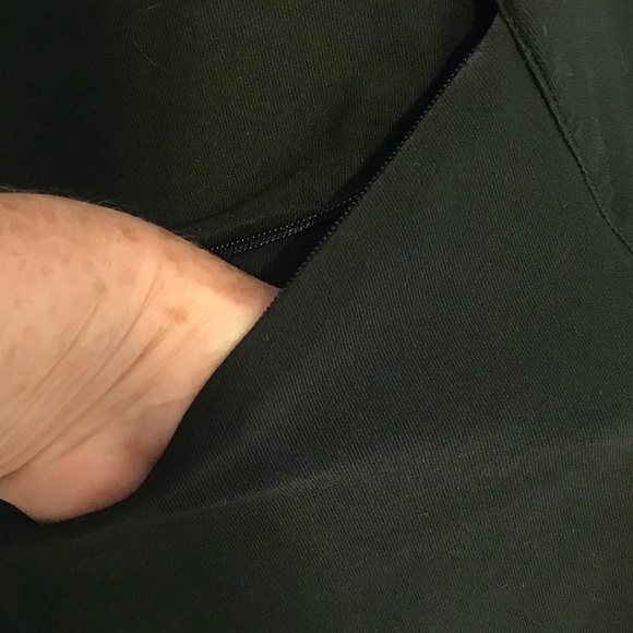 LL Bean Fitness performance black short sleeve dress - Picture 3 of 16